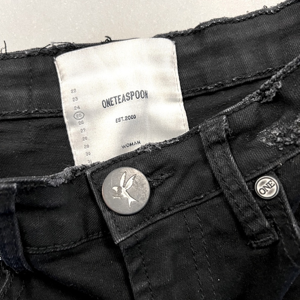 One Teaspoon High Waisted Harlets Shorts